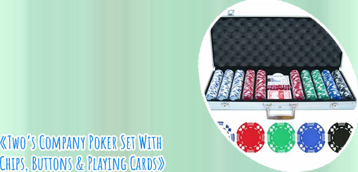 Poker set in store
