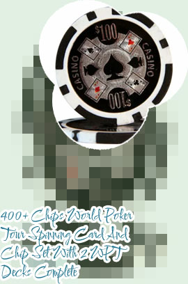 Wpt poker chip set